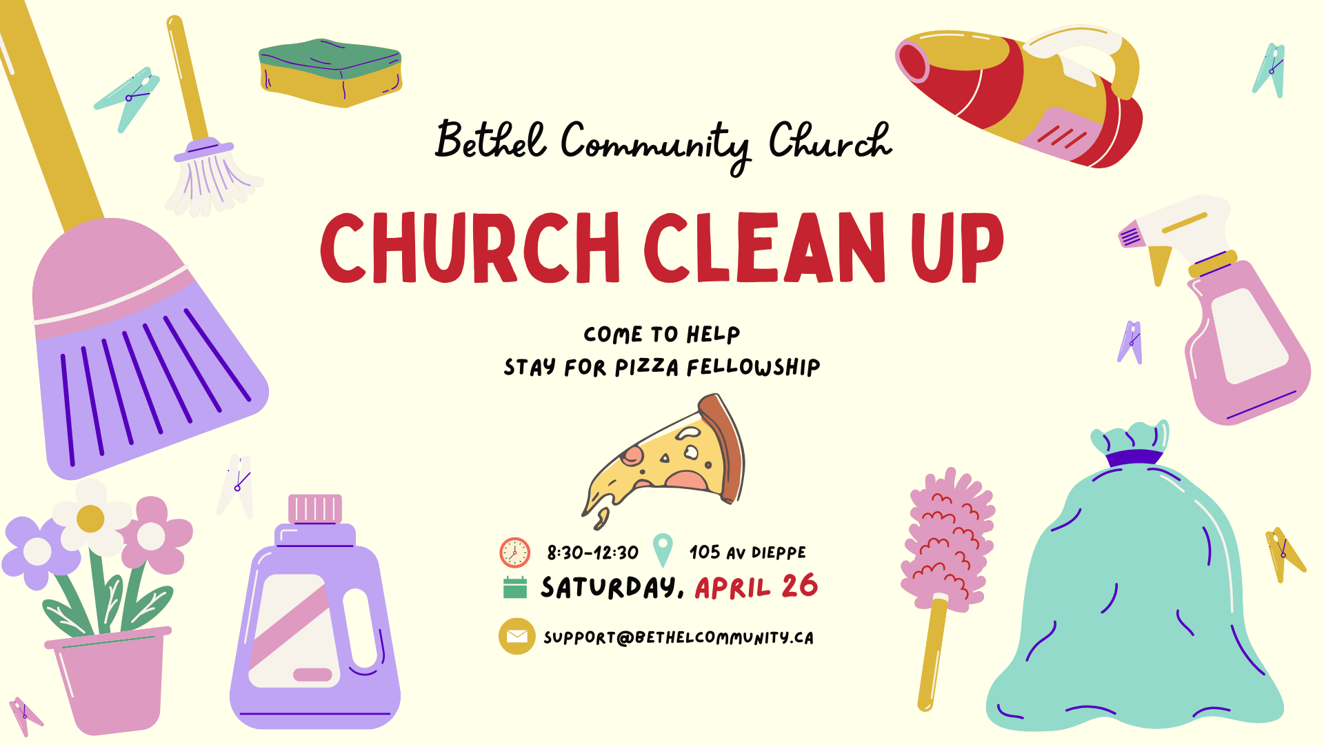 Spring Cleaning at Bethel