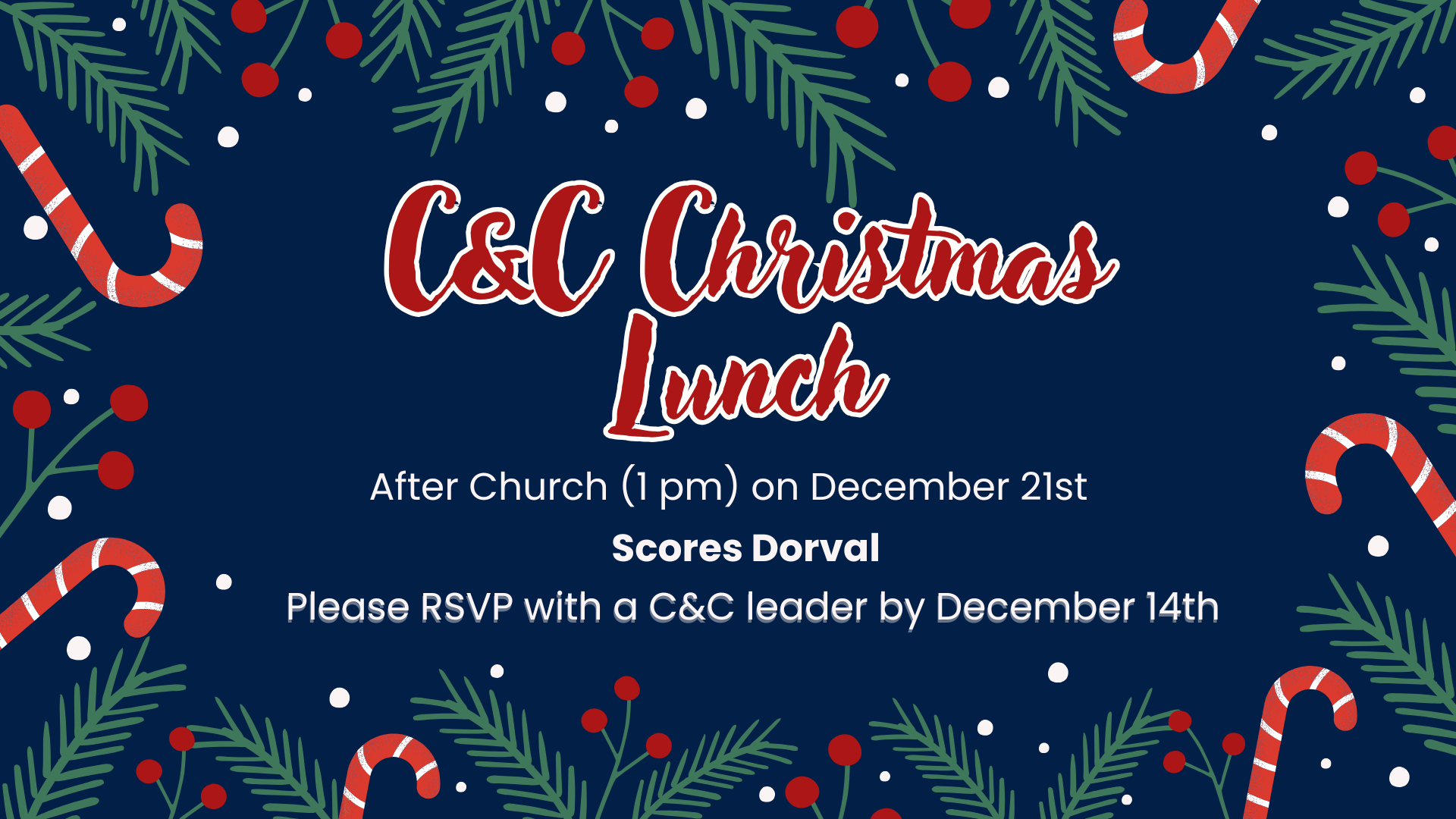 C&C Christmas Lunch