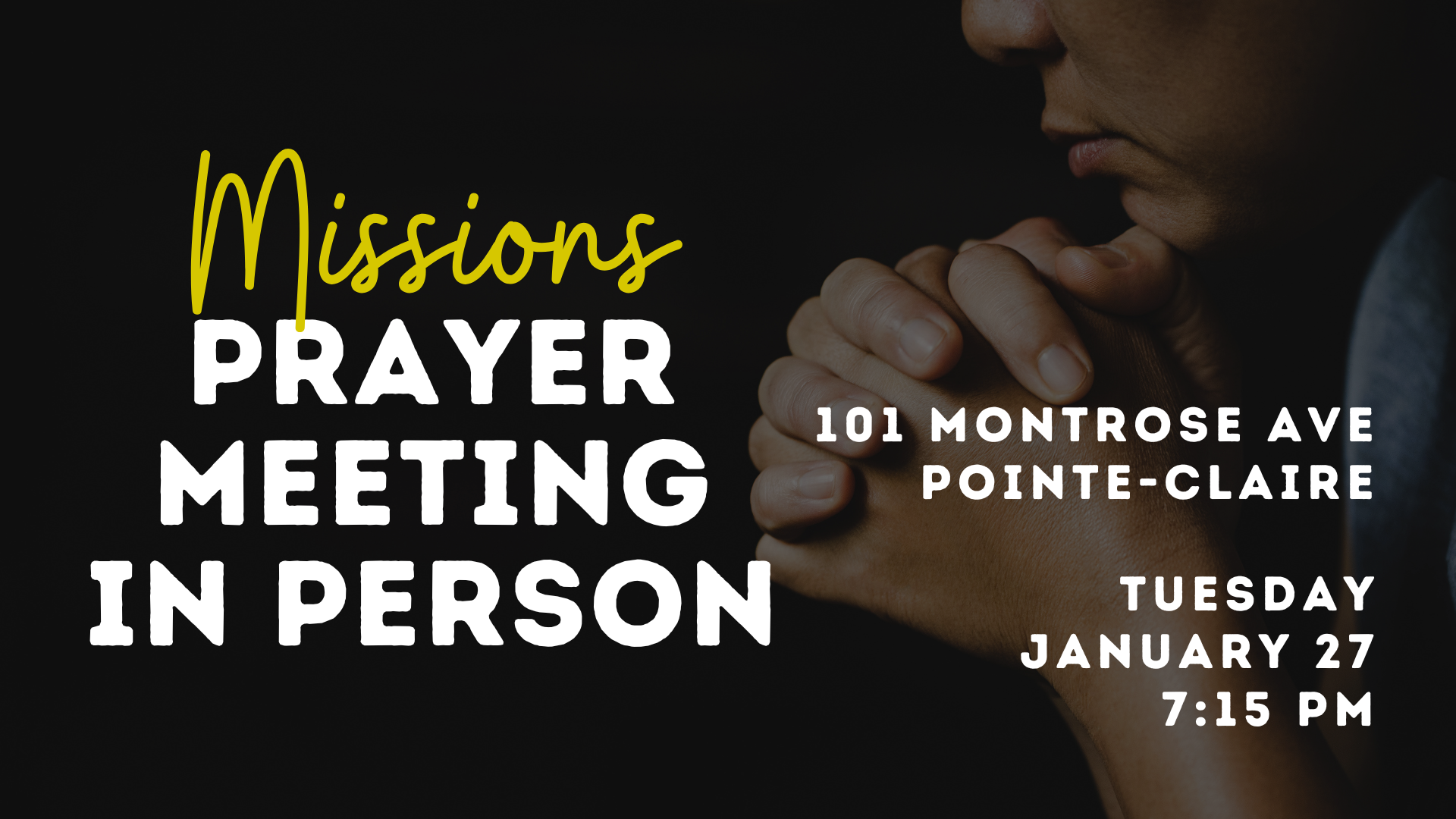 Missions Prayer Meeting