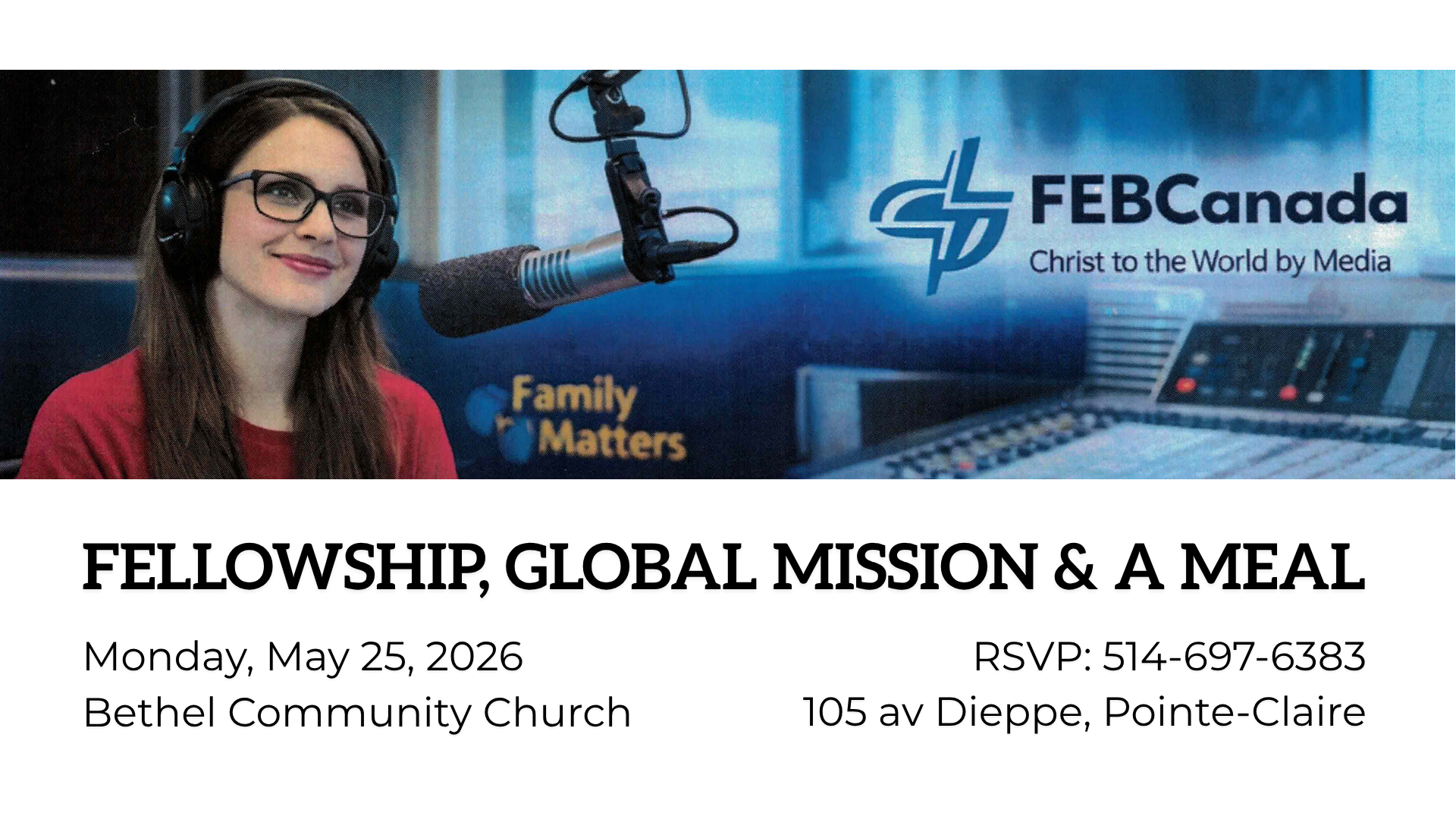 FEBC – Far East Broadcasting Company | Dinner