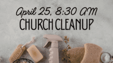 Church clean up