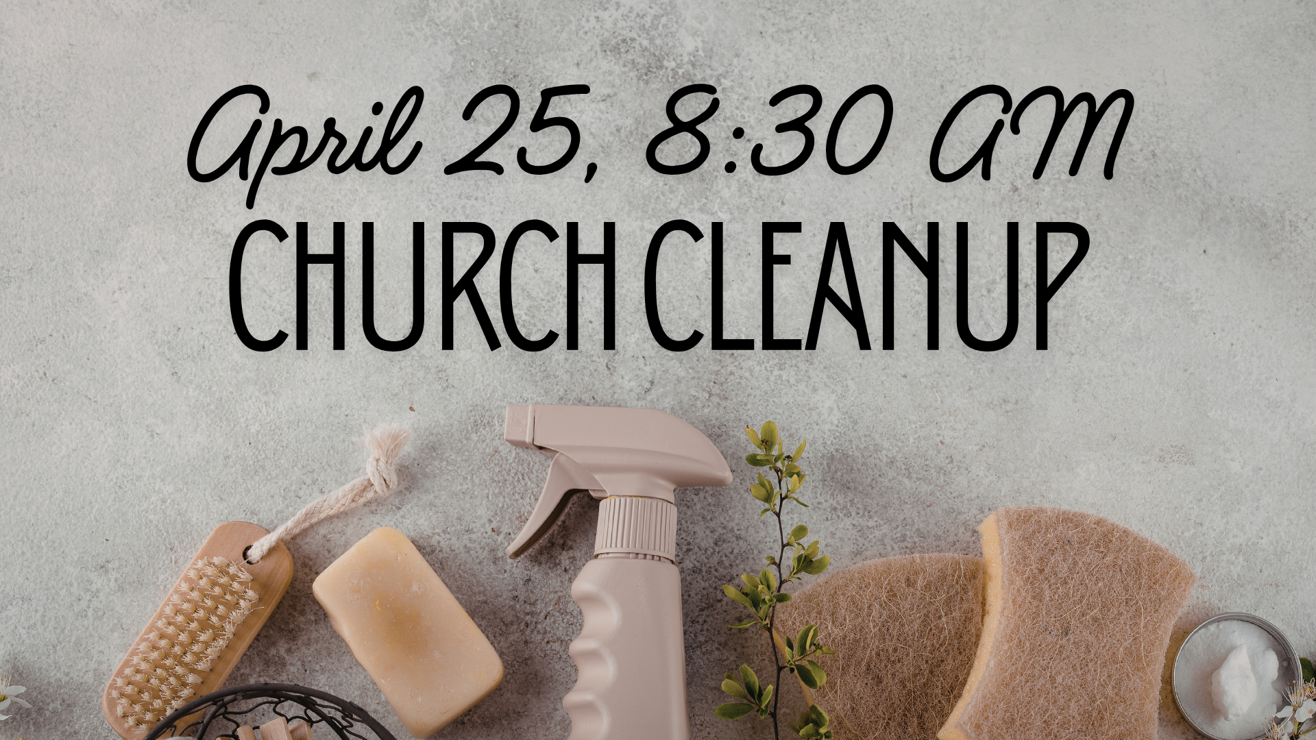 Church clean up